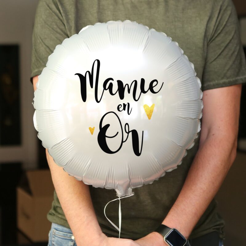 Ballon bonne fête mamie personnalisé