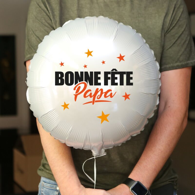 Ballon Bonne fête papa personnalisé