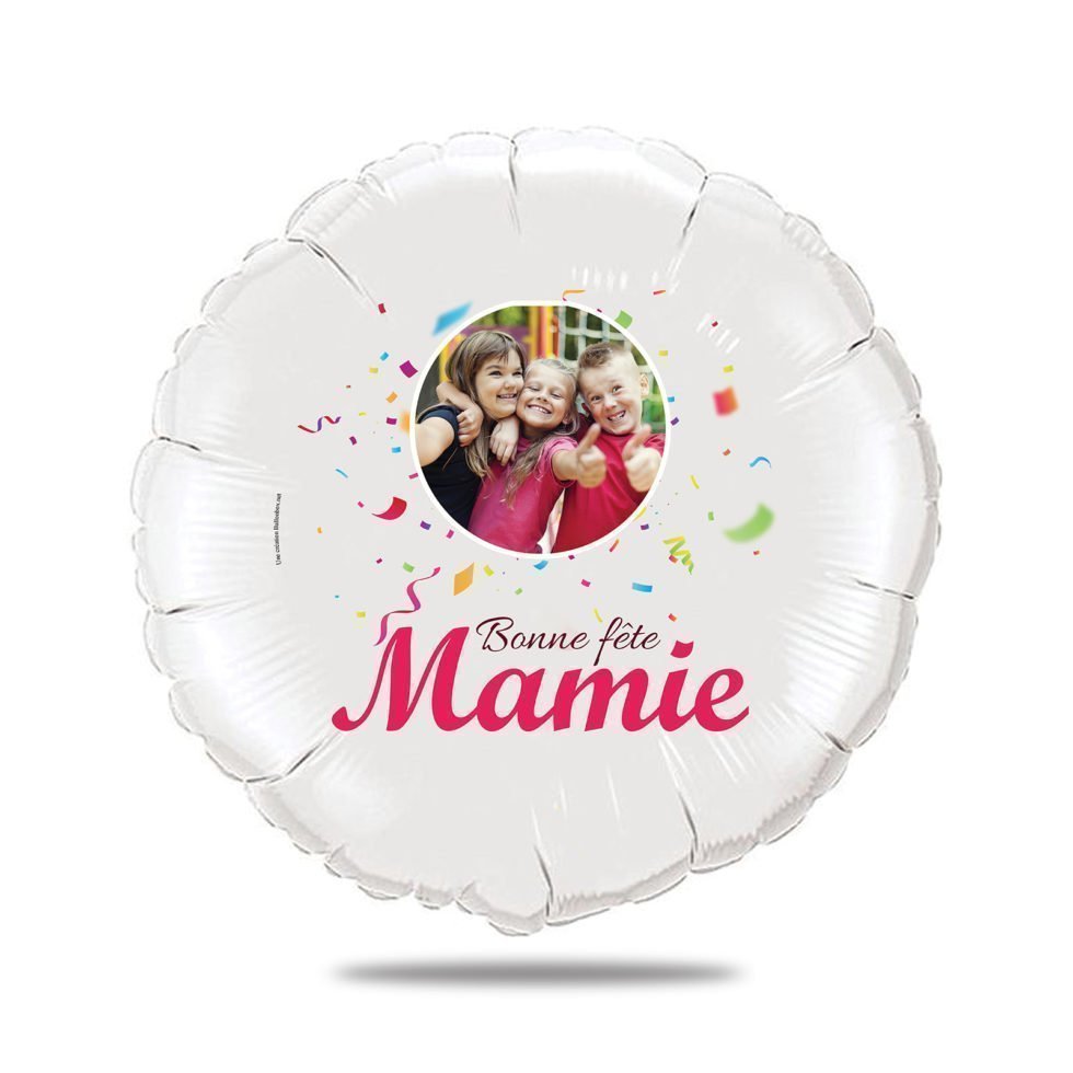 Ballon bonne fête mamie personnalisé