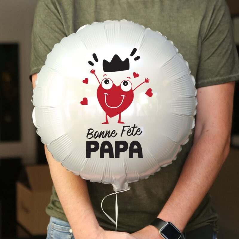 Ballon Bonne fête papa personnalisé