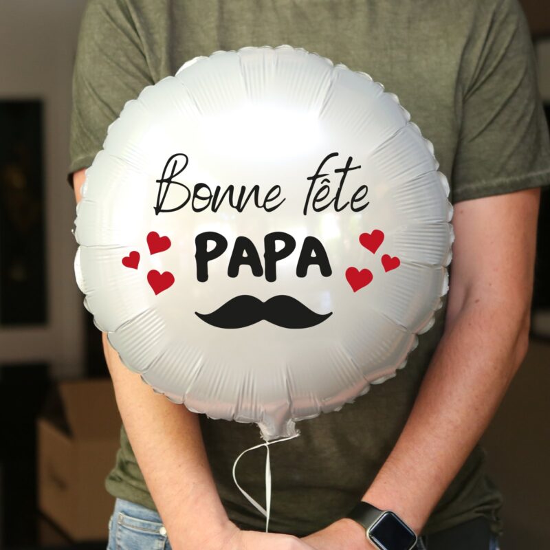 Ballon Bonne fête papa personnalisé