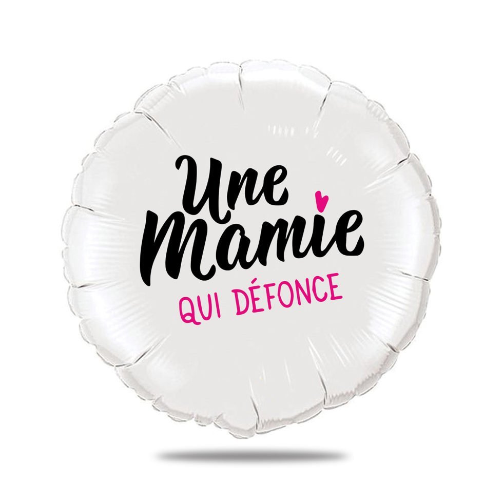 Ballon bonne fête mamie personnalisé