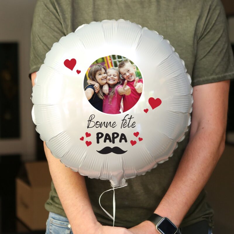 Ballon Bonne fête papa personnalisé