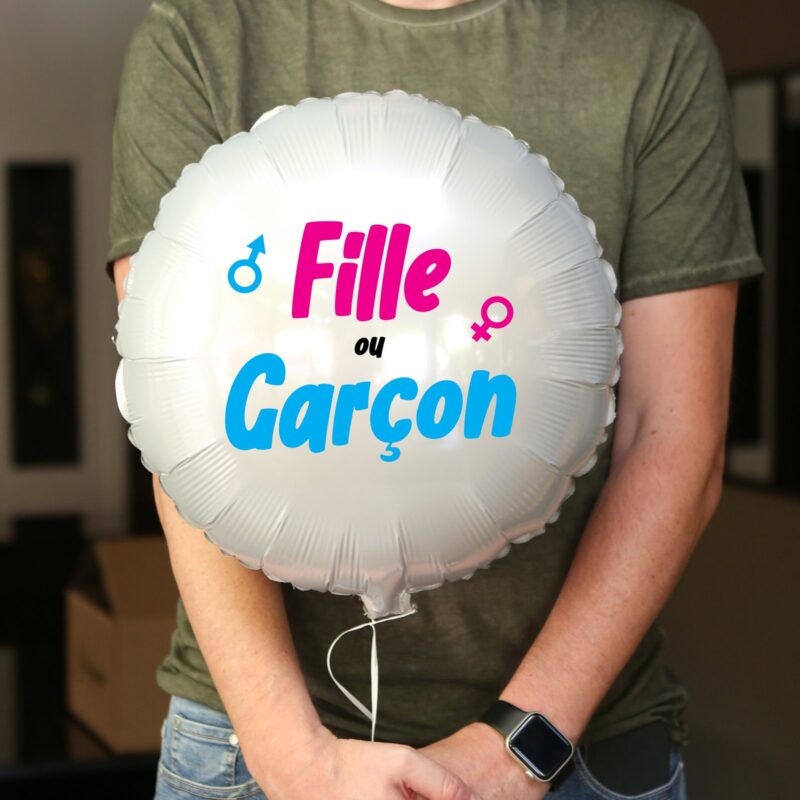 Ballon annonce grossesse - fille ou garçon