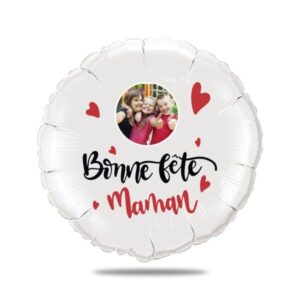 Ballon bonne fête maman personnalisé