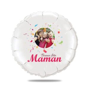 Ballon bonne fête maman personnalisé