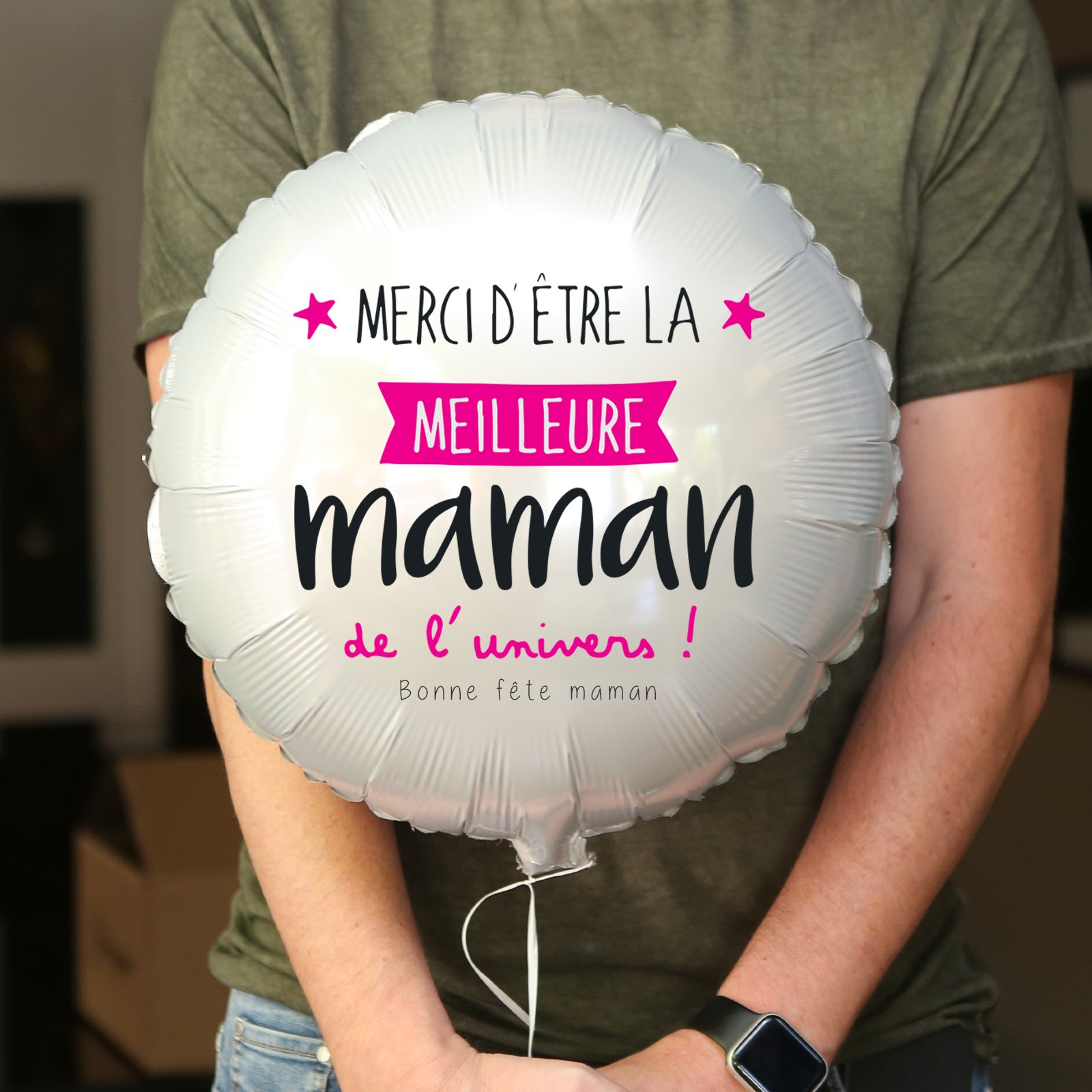 Ballon annonce grossesse - Félicitations vous allez être papy et mamie