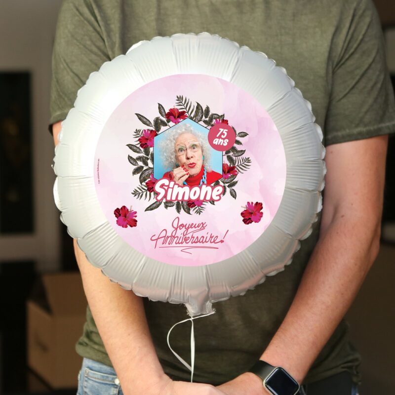 Ballon bonne fête mamie personnalisé