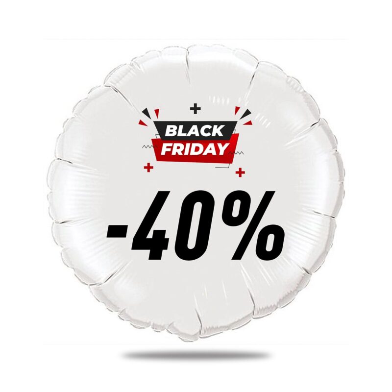 ballon Black Friday en aluminium