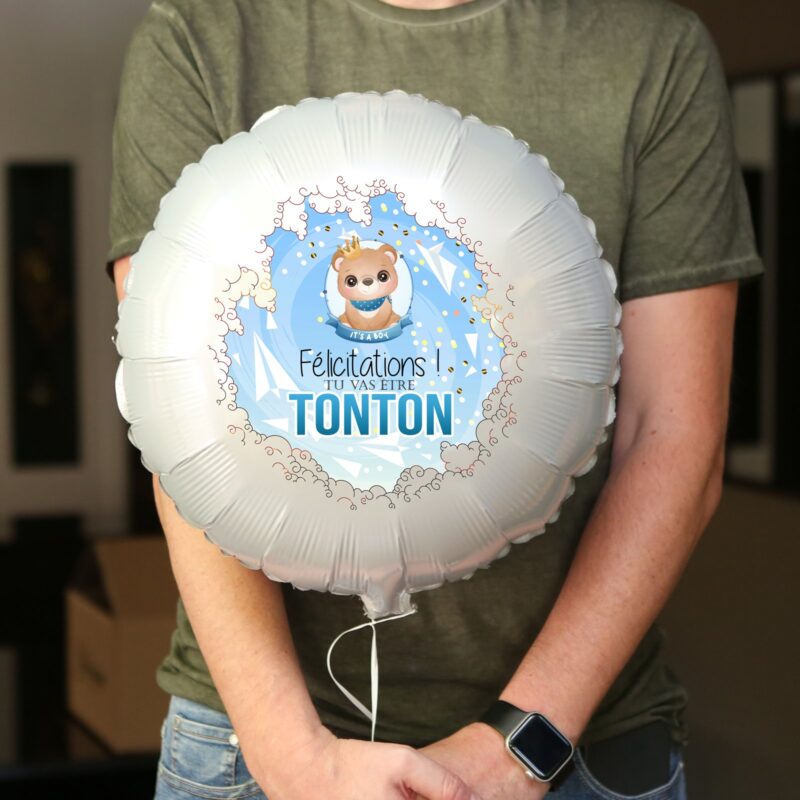 Ballon annonce grossesse - félicitation tu vas être tonton