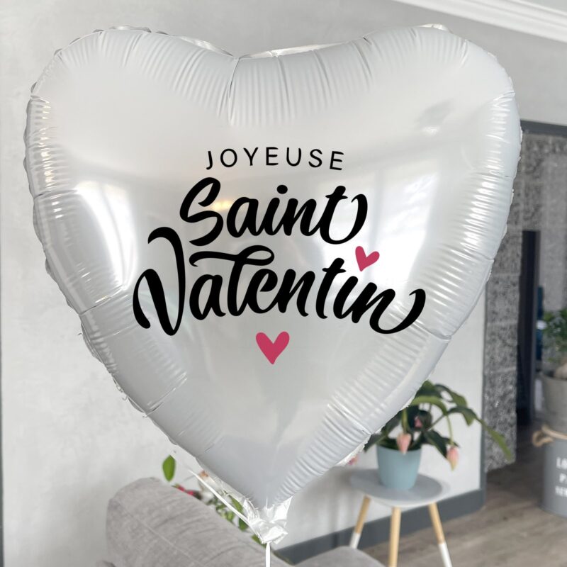 ballon personnalisé cœur 46 cm