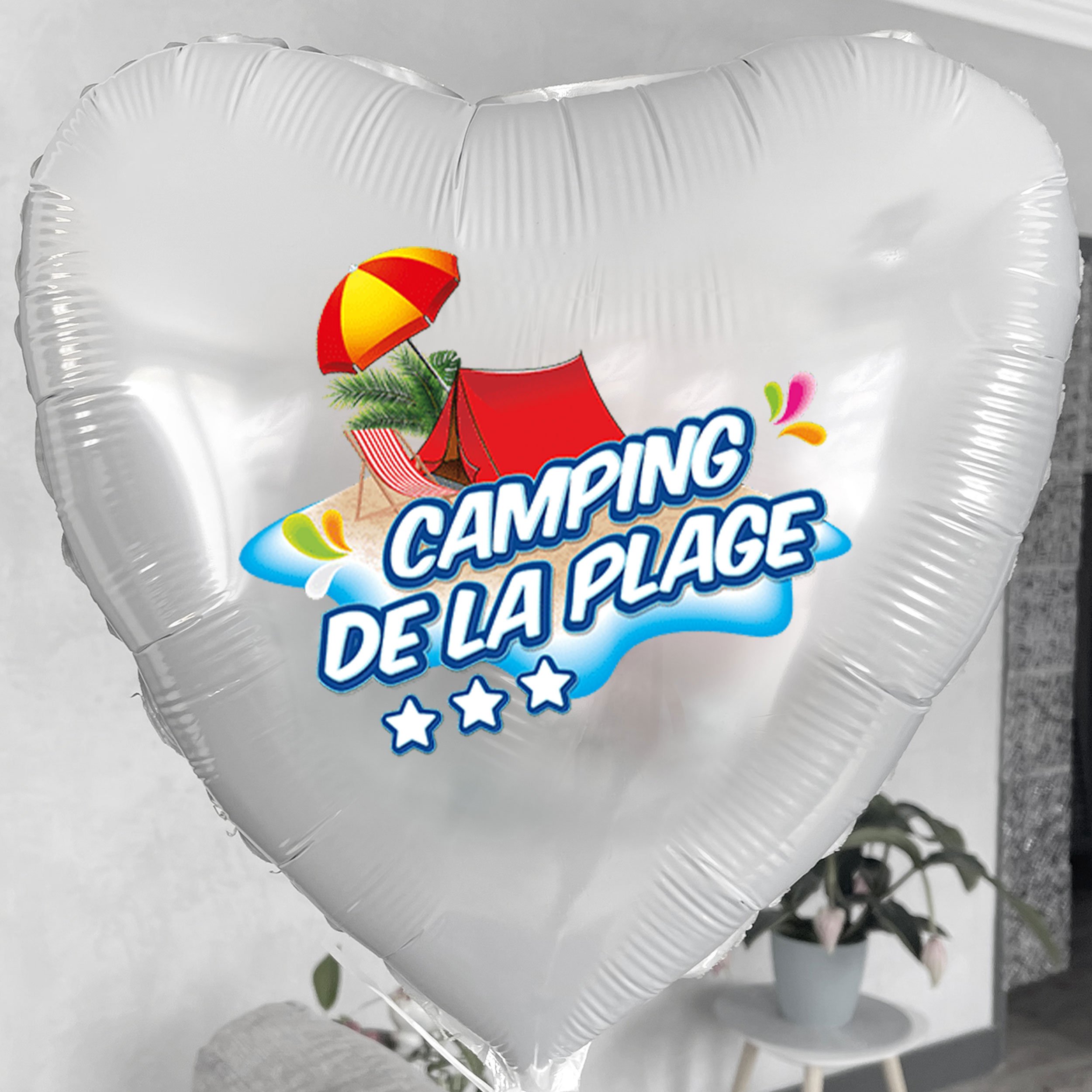 Ballon helium avec logo publicitaire