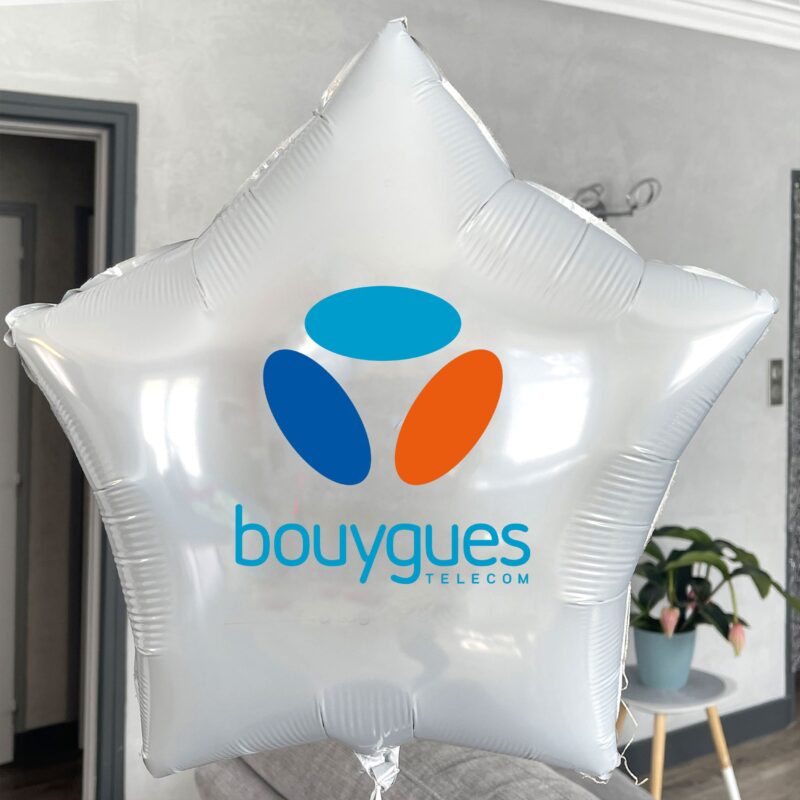 Ballon personnalisé étoile 46cm